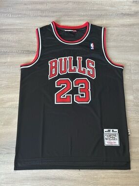 Michael Jordan Souvenir Chicago Bulls #23 Black Jersey XXL